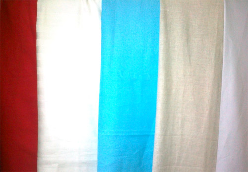 Linen greige cloth